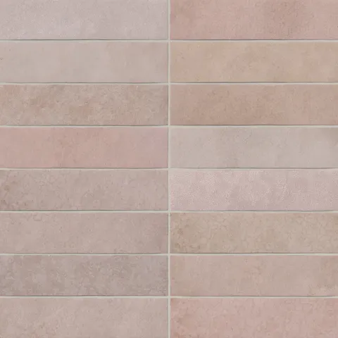 Juliet 2.5 x 10 Matte Porcelain Tile in Rosewood