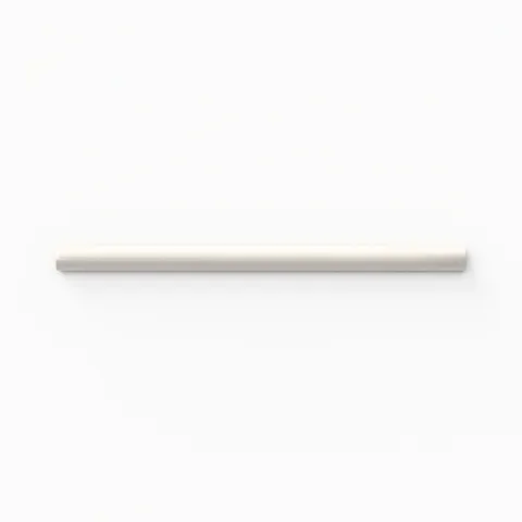 Jojo 0.43 x 6.3 Trim Glossy Porcelain Tile in Ivory