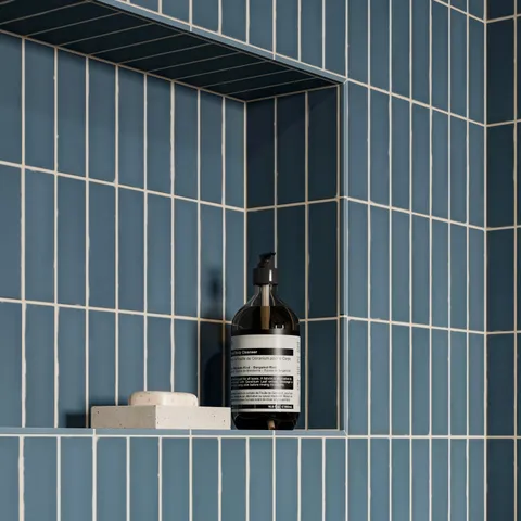 Dani 0.3 x 5 Trim Matte Ceramic Tile in Denim