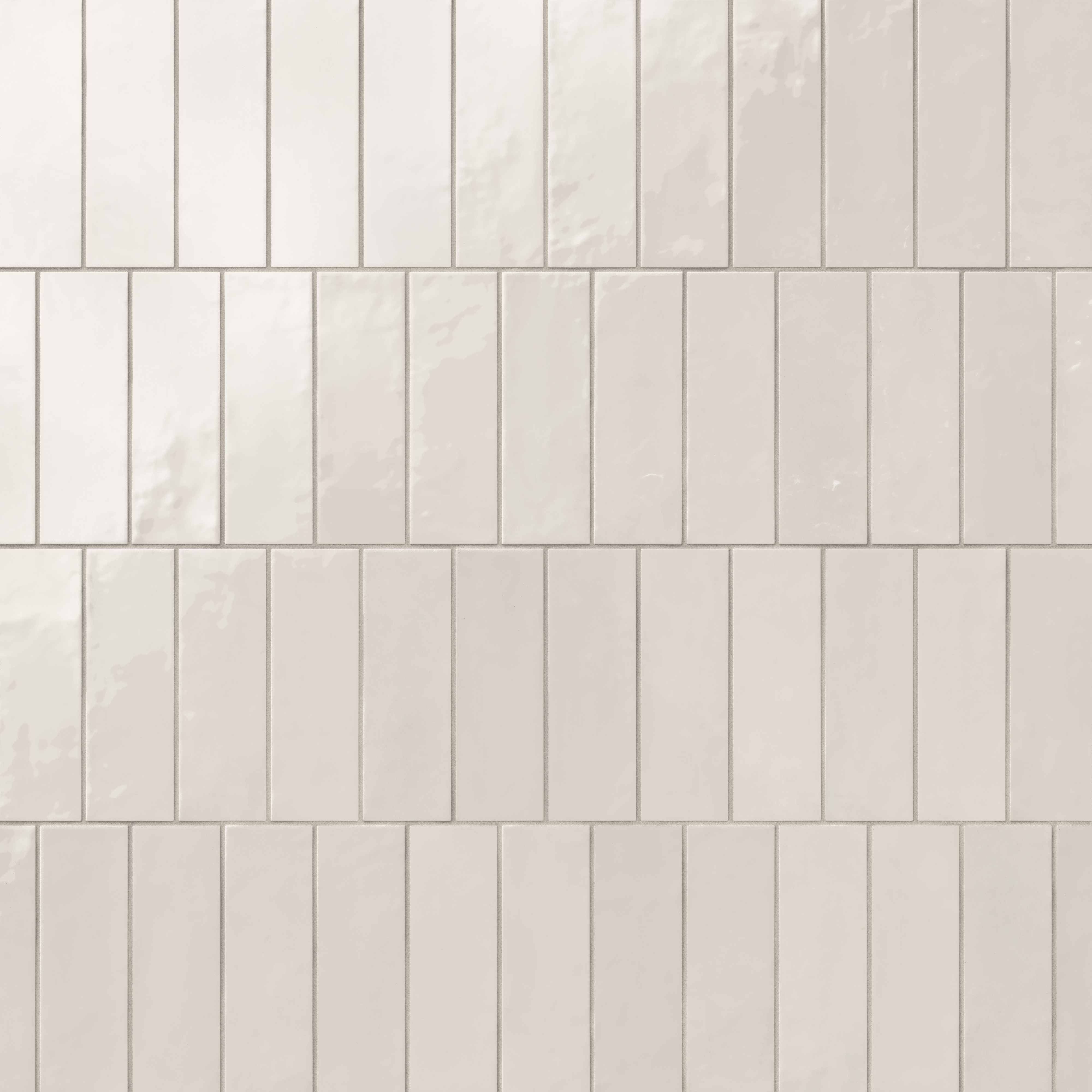 Cleo 2 x 6 Glossy Ceramic Tile in Cream | Edward Martin
