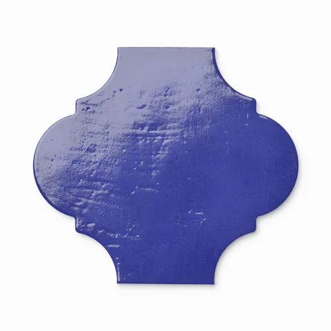 Amaya 10 x 11 Glossy Porcelain Lantern Tile in Lapis