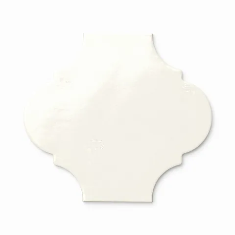 Amaya 10 x 11 Glossy Porcelain Lantern Tile in Canvas