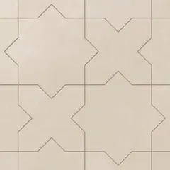 Frosted Linen Star and Frosted Linen Cross