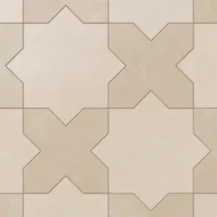 Frosted Linen Star and Almond Mist Cross
