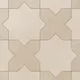 Frosted Linen Star and Almond Mist Cross