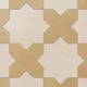 Frosted Linen Star and Golden Sky Cross