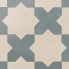 Frosted Linen Star and Saltwater Cross