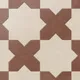 Frosted Linen Star and Burnt Umber Cross