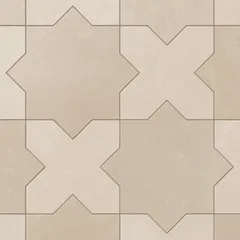 Almond Mist Star and Frosted Linen Cross