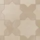 Almond Mist Star and Sahara Sand Cross