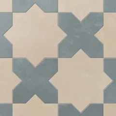 Almond Mist Star and Saltwater Cross