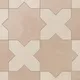 Dusty Rose Star and Frosted Linen Cross