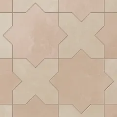 Dusty Rose Star and Almond Mist Cross