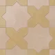 Dusty Rose Star and Golden Sky Cross