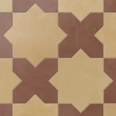 Golden Sky Star and Burnt Umber Cross