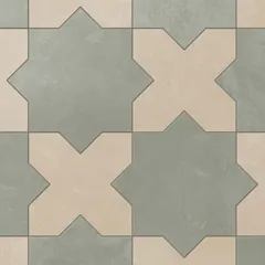 Soft Sage Star and Almond Mist Cross