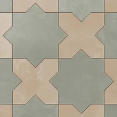 Soft Sage Star and Sahara Sand Cross