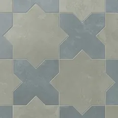Soft Sage Star and Saltwater Cross
