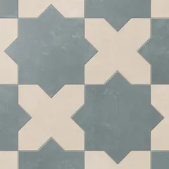 Saltwater Star and Frosted Linen Cross