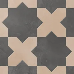 Midnight Slate Star and Dusty Rose Cross