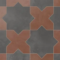 Midnight Slate Star and Burnt Umber Cross