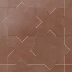 Burnt Umber Star and Burnt Umber Cross