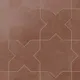 Burnt Umber Star and Burnt Umber Cross