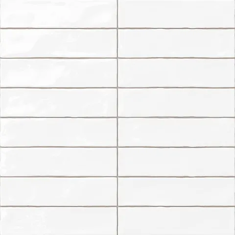 Harper 3 x 12 Glossy Ceramic Tile in White