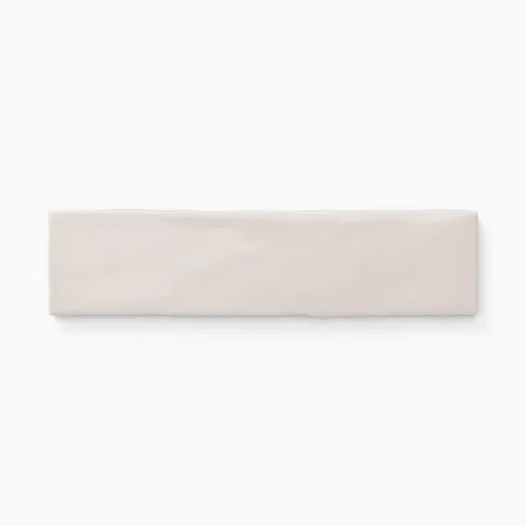 Harper 3 x 12 Glossy Ceramic Tile in Eggshell