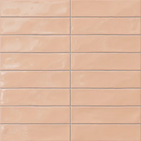 Harper 3 x 12 Glossy Ceramic Tile in Blush