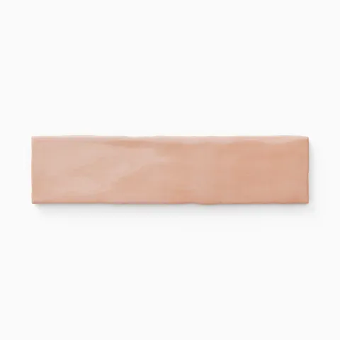 Harper 3 x 12 Glossy Ceramic Tile in Blush