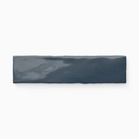 Harper 3 x 12 Glossy Ceramic Tile in Denim