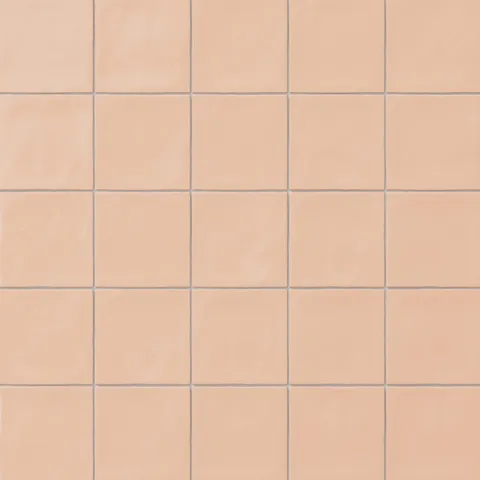 Harper 5 x 5 Glossy Ceramic Tile in Blush