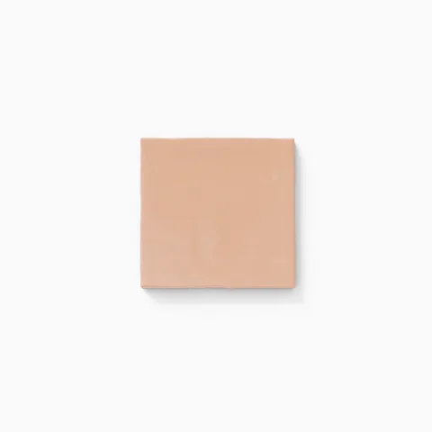 Harper 5 x 5 Glossy Ceramic Tile in Blush