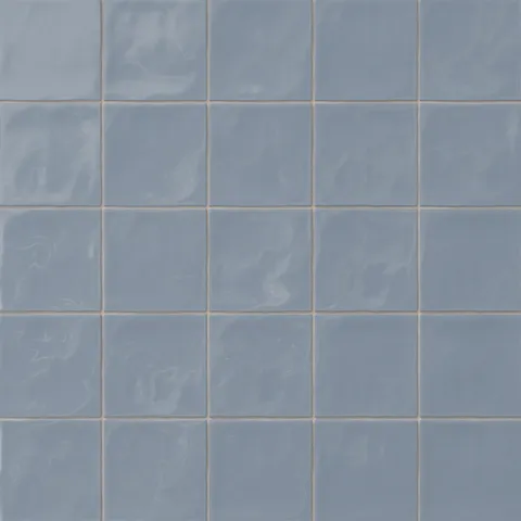 Harper 5 x 5 Glossy Ceramic Tile in Cerulean