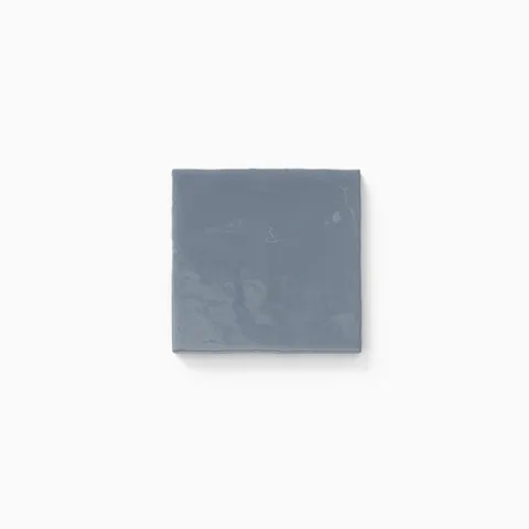 Harper 5 x 5 Glossy Ceramic Tile in Cerulean