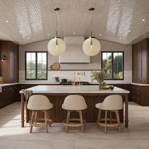 Elias 2 x 8 Glossy Brick Tile in Champagne