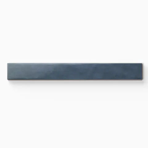 Remi 2 x 17 Glossy Ceramic Tile in Navy