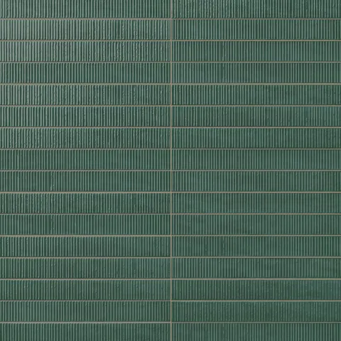 Remi 2 x 17 Glossy Ceramic Tile in Bosque Deco