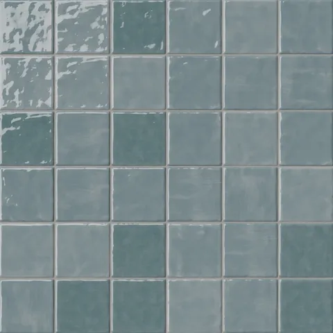 Mila 4 x 4 Glossy Ceramic Tile in Slate