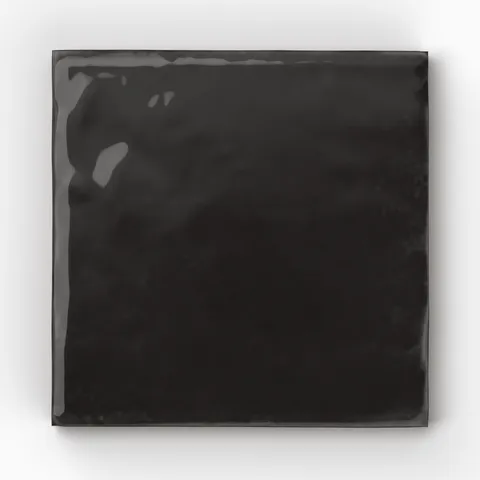 Mila 4 x 4 Glossy Ceramic Tile in Ink
