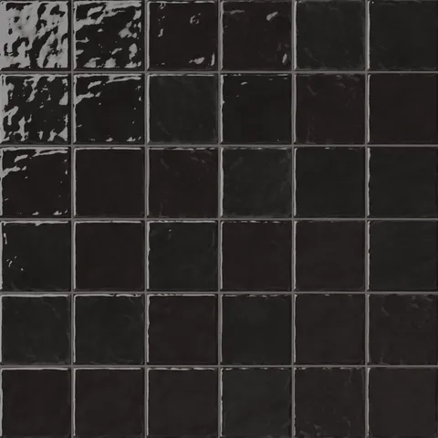 Mila 4 x 4 Glossy Ceramic Tile in Ink