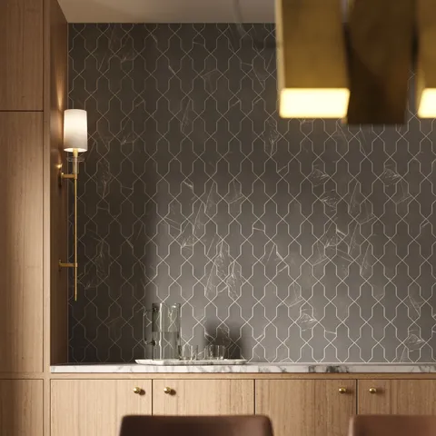Aslan 2 x 8 Porcelain Tile Shield in Imperial