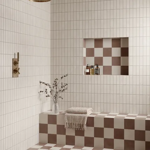Isabel 6 x 6 Matte Porcelain Tile in Burnt Umber