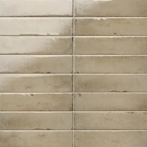 Mara 2 x 10 Glossy Ceramic Tile in Chicory Greige