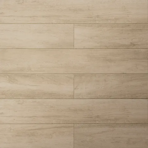 Nora 8 x 48 Matte Porcelain Tile in Crema