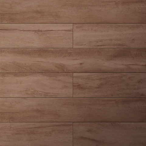 Nora 8 x 48 Matte Porcelain Tile in Espresso