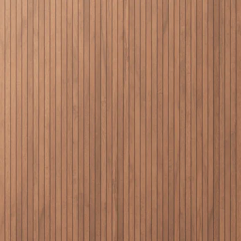 Honey wood-look porcelain 8x48 mosaic tile with a matte finish, highlighting golden undertones and natural linear wood variation.
