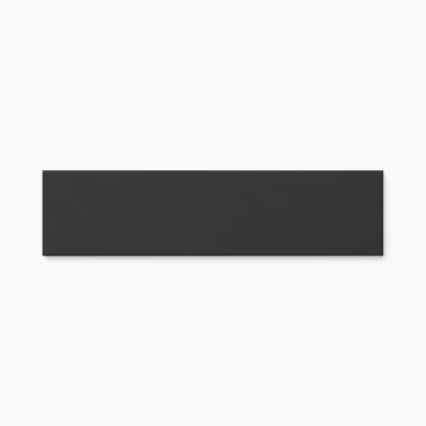 Merrick 3 x 11 Matte Porcelain Tile in Synth Black
