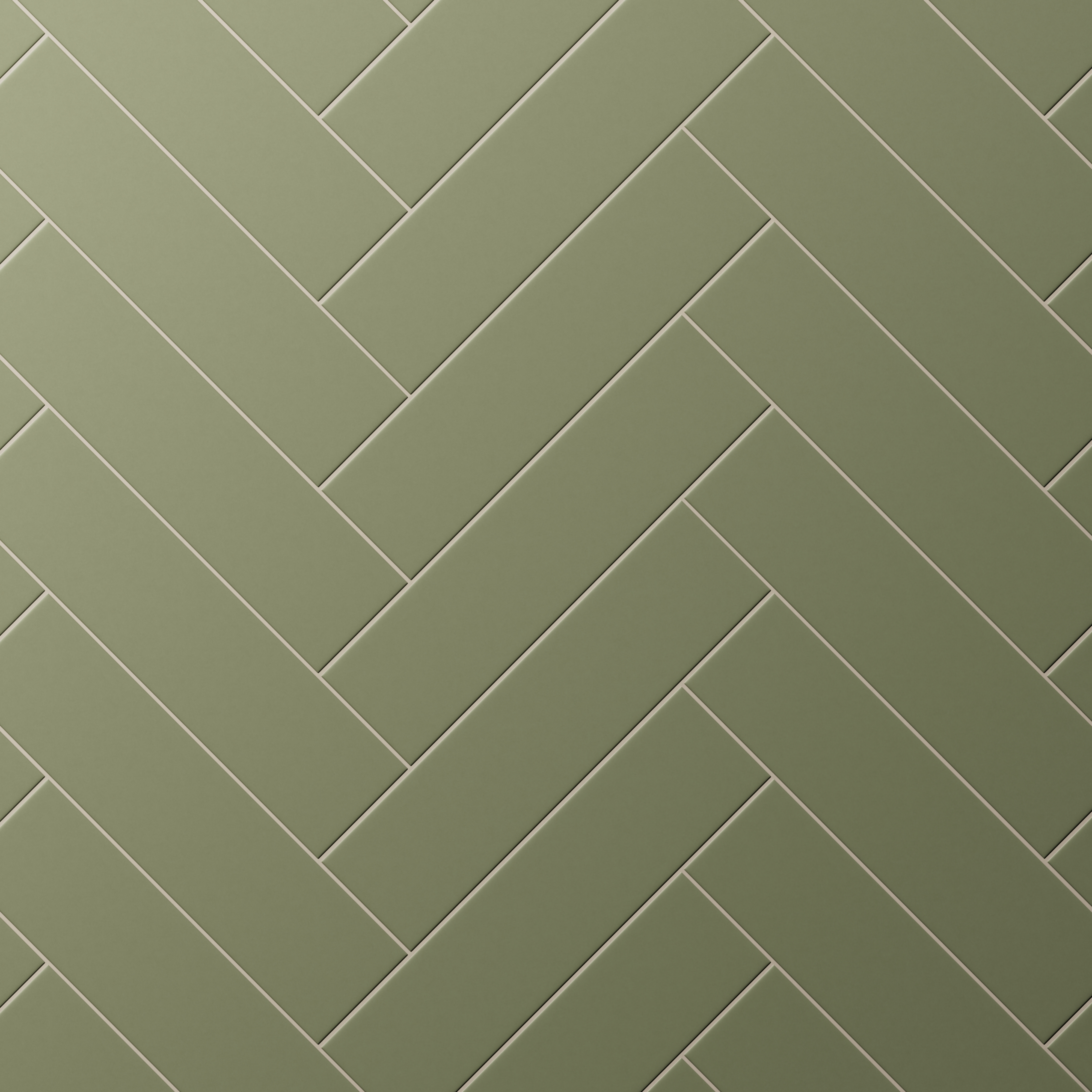 Merrick 3 x 11 Matte Porcelain Tile in Folk Green | Edward Martin